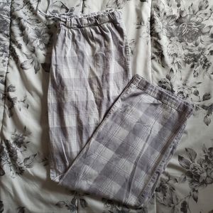 La Senza Grey Plaid Pajama Pants